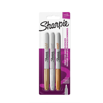 Sharpie Pack: Metallic (Pack of 3 Markers)