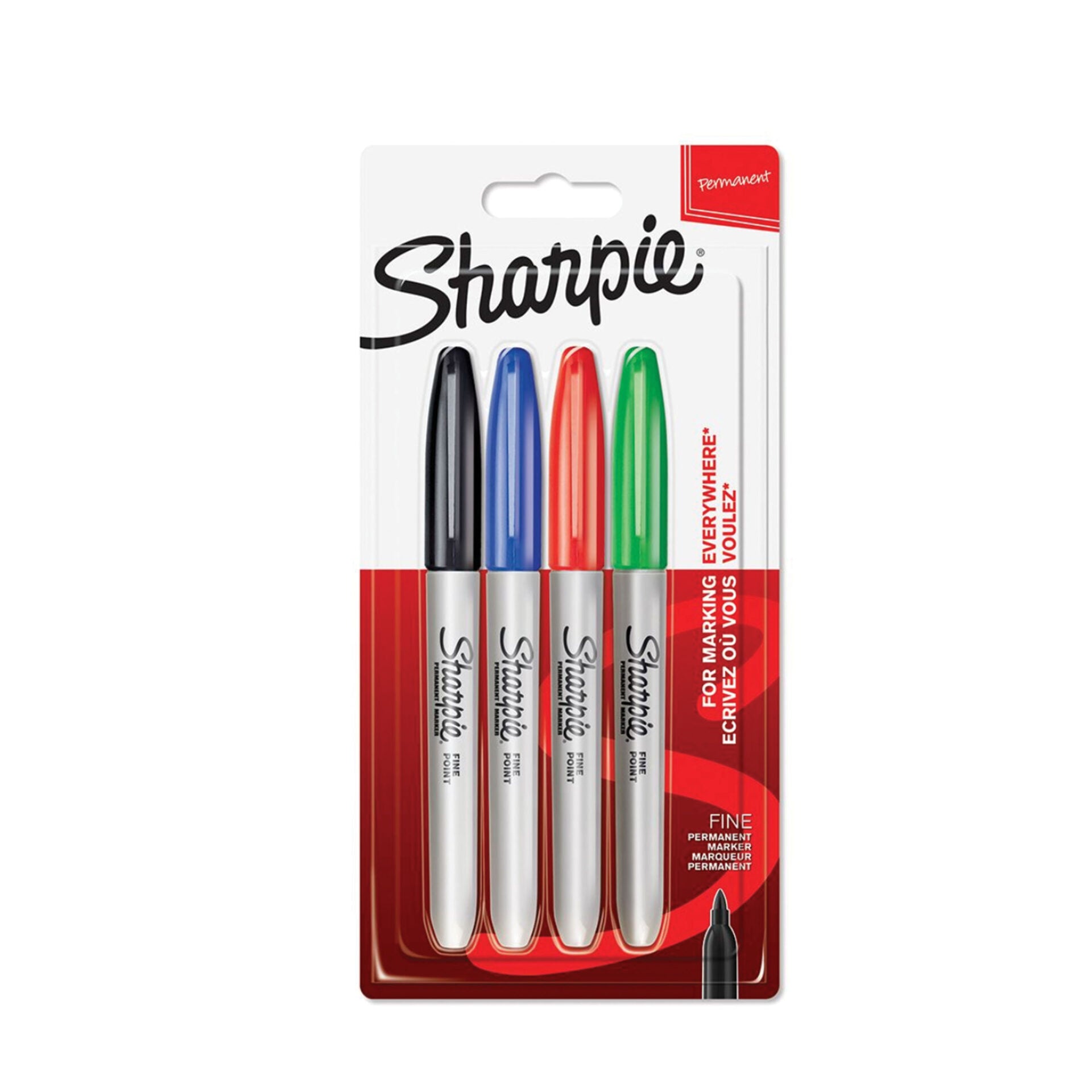 Sharpie Pack: Primary (Pack of 4 Markers)