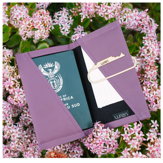 Aubergine Passport Holder - ProtectPaper®