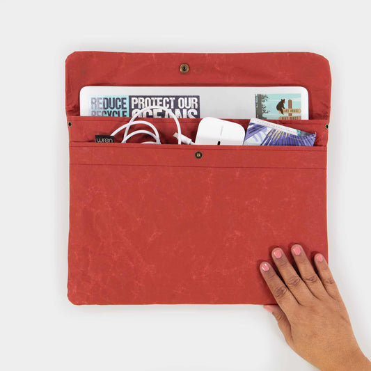 Post Office Red ProtectPaper® Laptop Sleeve