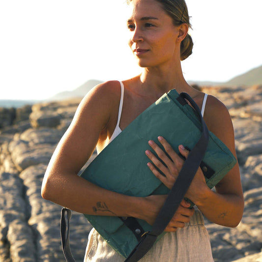 Sea Foam ProtectPaper® Messenger Bag