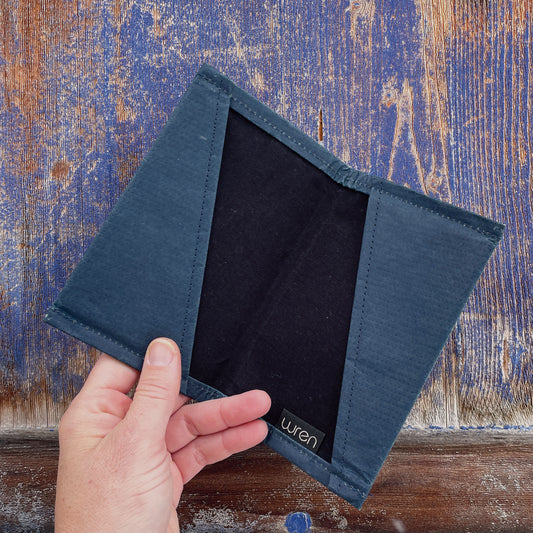 Deep Blue Passport Holder - ProtectPaper®