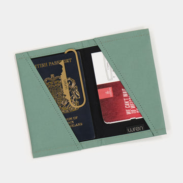 Sea Foam Passport Holder - ProtectPaper®