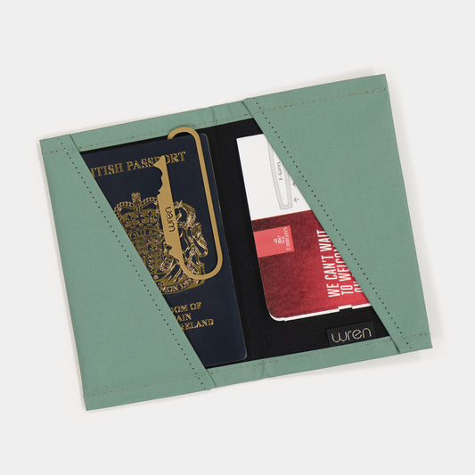 Sea Foam Passport Holder - ProtectPaper®