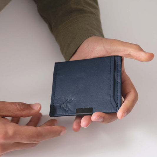 Deep Blue ProtectPaper® Square Wallet
