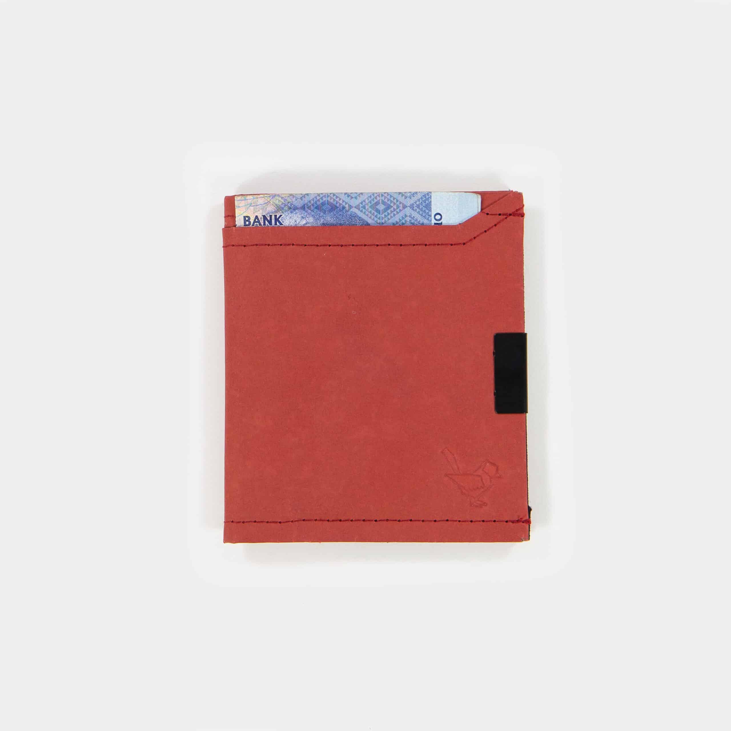 Post Office Red ProtectPaper® Square Wallet – The Wren Design
