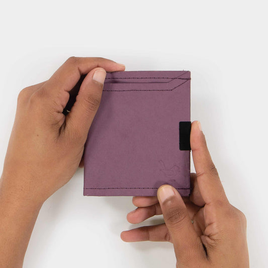 Aubergine ProtectPaper® Square Wallet
