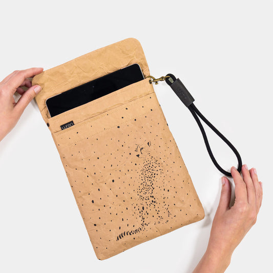 Disappearing Dots: Cheetah iPad & Tablet Sleeve - ProtectPaper®