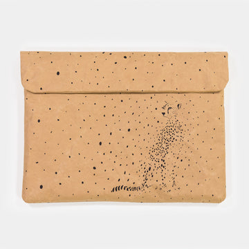 Disappearing Dots: Cheetah Laptop Sleeve - ProtectPaper®