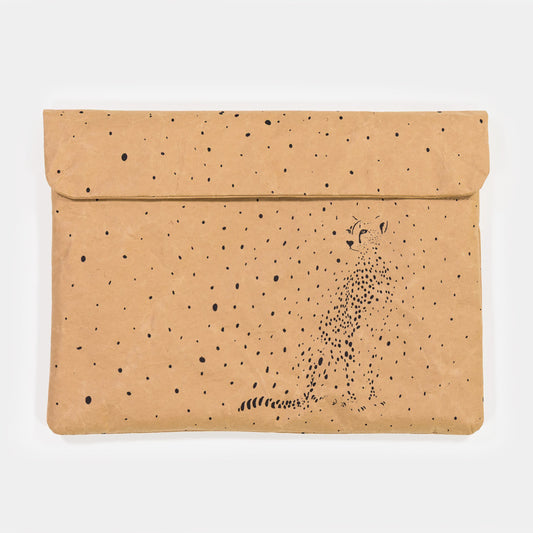 Disappearing Dots: Cheetah Laptop Sleeve - ProtectPaper®