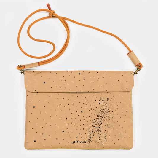 Disappearing Dots: Cheetah Laptop Sleeve - ProtectPaper®
