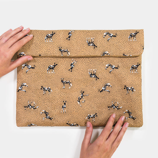 African Painted Wolves Laptop Sleeve - ProtectPaper®