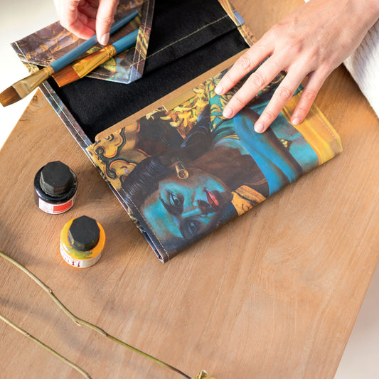 Tretchikoff Gold Collage ProtectPaper® Notebook Organiser