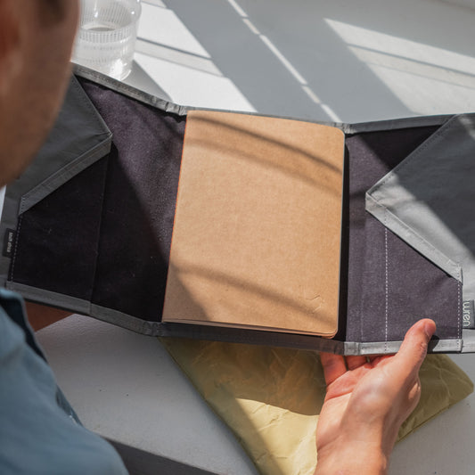 Gunmetal ProtectPaper® Notebook Organiser