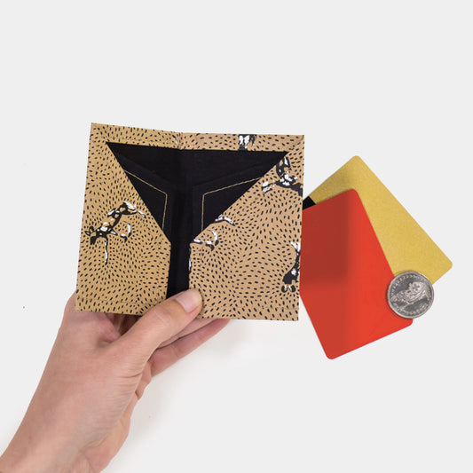 African Painted Wolves Slim Wallet - ProtectPaper®