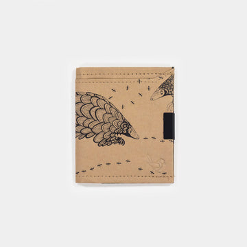Silent Pangolin Square Wallet - ProtectPaper®