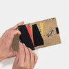 African Painted Wolves Square Wallet - ProtectPaper®