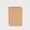Replacement Pack: A5 Kraft Notebooks (Pack of 2, blank pages)