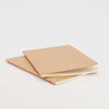 Replacement Pack: A5 Kraft Notebooks (Pack of 2, blank pages)