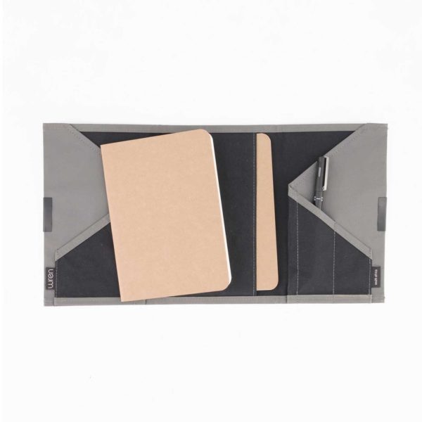 Wren Notebookorganiser grey b6 flap webres