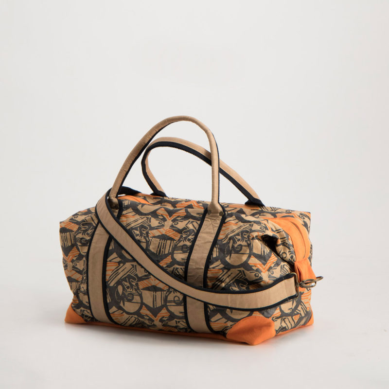 Cama Orange Paper Travel Bags Angle Lres
