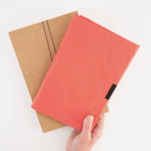 Wren Notebook persimmon frontwithpackaging