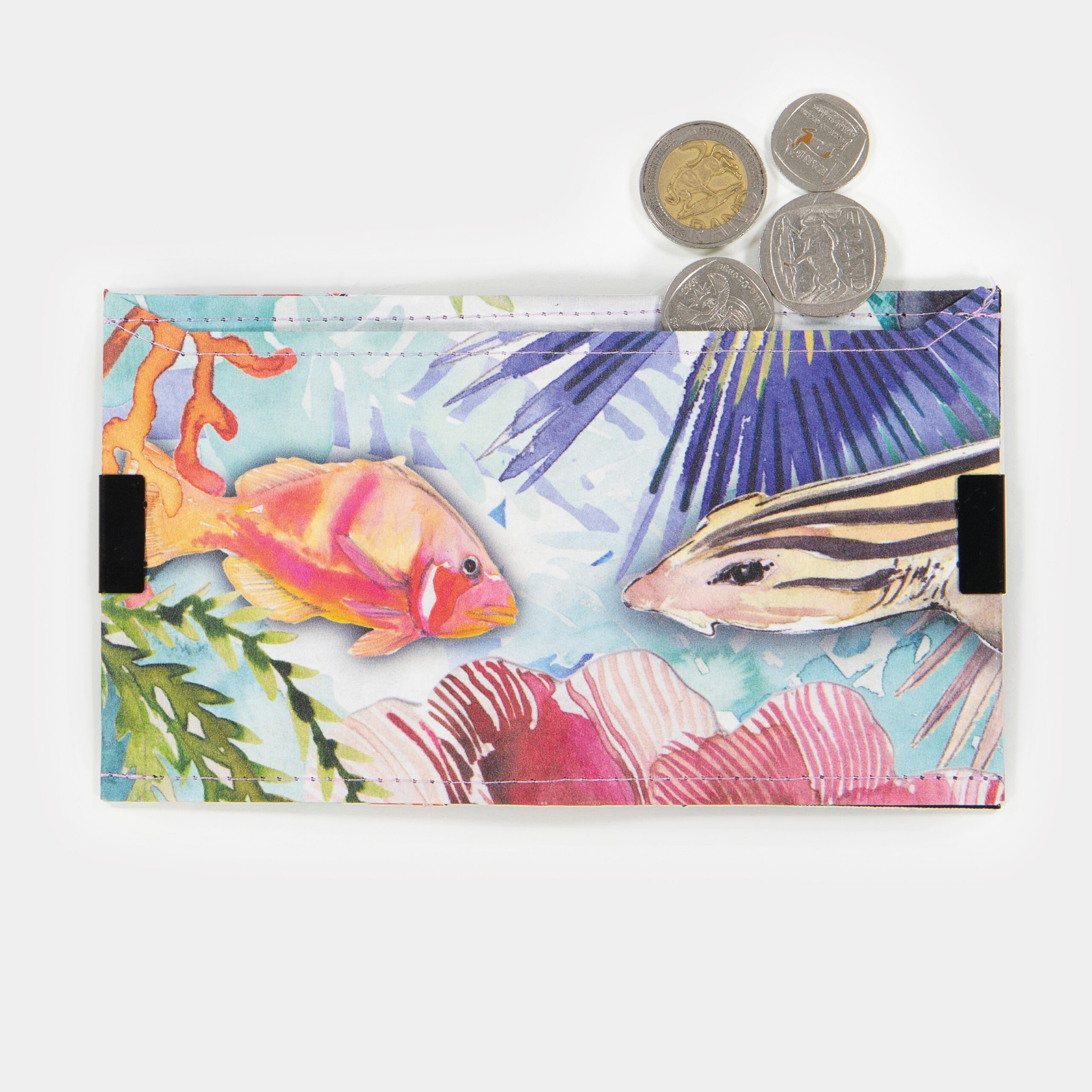 #1 Paper Square Wallet handcrafted by WREN : OCEAN